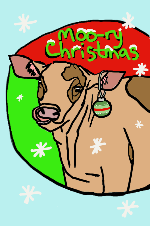 Moo-ry Christmas